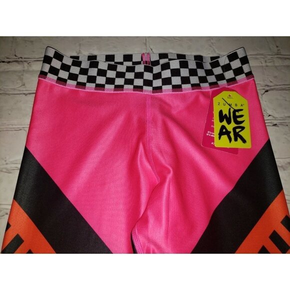 Nwt Zumba Women's Workout Athletic Full Length Pants Size XS - Picture 2 of 3